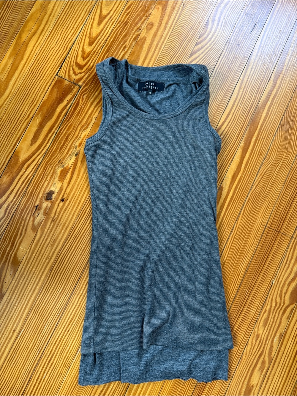 Robert Rodriquez gray double tank small
